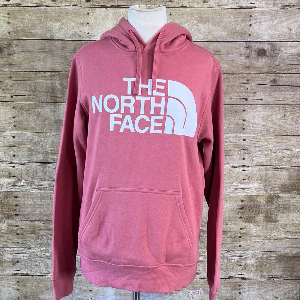 The North Face Mens Half Dome Logo Pullover Hoodie‎ Pink Small NF0A4M4B